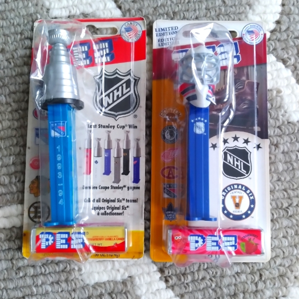 New York Rangers Pez Despensers ×2 *NIB*
